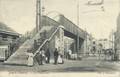 Jumet ( Station ) - La Passerelle - Superbe animation - 1907 ( voir verso )