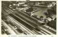 BOURGES - La Gare et la Place - Vue d'ensemble - Editeur : E.M. n°414.