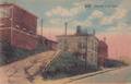 Herstal - la Gare (colorisée, Legia, timbre taxe, 1933)