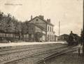 EURVILLE (Haute-Marne) - La gare et le train.