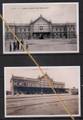 2 REPRODUCTIONS CARTES ALMERIA ANDALOUSIE ESPAGNE GARE ESTACION TRAIN