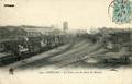 ORLEANS - La Gare, vue du Pont de Bourie - Editeur : M. fleur ? n°1071.