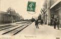 313 - CHATELAILLON (Charente-Inférieure) - La Gare, arrivée du Train de Bordeaux.