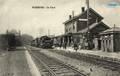 WIZERNES (Pas-de-Calais) - La Gare - Arrivée d'un Train.