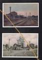 2 REPRODUCTIONS FRAMERIES GARE HAINAUT