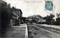 SISTERON - Arrivée d'un train en Gare - Editeur : Clergue, libraire n°54.