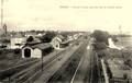 TOURY (E.-et-L.) - Vue de la gare prise du pont du chemin de fer - Editeur : L.Rivet.