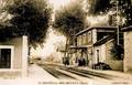 SAINT-GENIES de MALGOIRES (Gard) - Intérieur de la gare - Editeur : Pelat, buraliste.