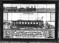 156026, Afbeelding van het tegeltableau aan de perrongevel van het N.S.-station Baarn te Baarn, ter herinnering aan de electrificatie van de spoorlijn Amsterdam-Amersfoort in 1946., Nederlandse Spoorwegen, fotograaf