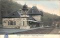 Trooz - la Gare - Ligne Liège-Verviers (animée, colorisée, Grand Bazar)