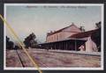 REPRODUCTION ANCIENNE CARTE ALGECIRAS CADIX CADIZ ESPANA ESTACION GARE