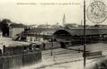 CHALON sur SAONE (S.-et-L.) - La passerelle et les quais de la Gare - Editeur : Galeries Modernes.