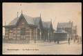 BLANKENBERGE - LA POSTE ET LA GARE - !!!!! KREUKJE LINKER ONDERHOEK