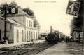 OUDON (Loire-Inférieure) - La Gare - Arrivée d'un train - Editeur : Vassellier à Nantes.