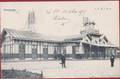 Dendermonde Termonde 1905 La Gare De Statie Station Geanimeerd ZELDZAAM (In zeer goede staat)