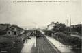 4 - ROSNY sous BOIS - L'intérieur de l'ancienne gare vu du haut du pont - Editeur : E. Boudot, photographe.