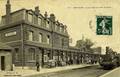 37 - BETHUNE (Pas-de-Calais) - Vue intérieure de la gare, arrivée d'un train - Editeur : F.R.