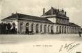 SEDAN (Ardennes) - la Gare côté cour (construite en 1883) - Editeur : Suzaine Pierson n°72.
