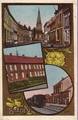 CPA LITHO STADEN LA GARE L'EGLISE ** STADEN LITHO KAART DE KERK STATION J. VAN ROSSOM