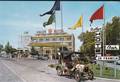 ESPAGNE---FIGUERAS---RALLYE HOTEL--station d'essence voiturette le zebre-1908---voir 2 scans