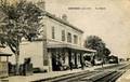 SEURRE (Côte-d'Or) - La gare, côté des voies.