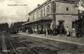 MARCIGNY (Saône et Loire) - La Gare, arrivée d'un train.