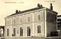 CHAUFFAILLES (Saône et Loire) - La cour de la gare - Editeur : B.F. à Chalon sur Saône.