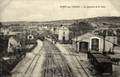 PONT sur-YONNE (Yonne) - Quartier de la gare - Editeur : P.R. à Sens.